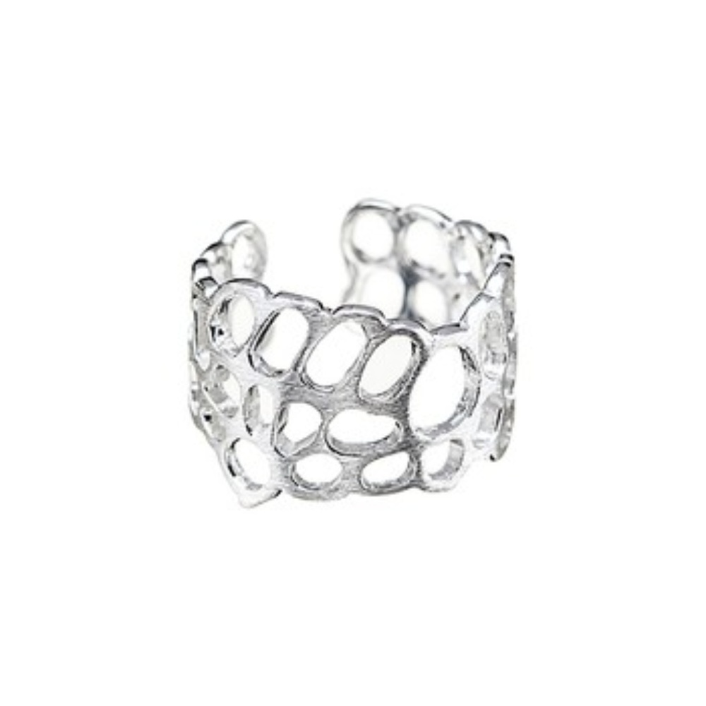 .925 Sterling Silver Cutout Ring